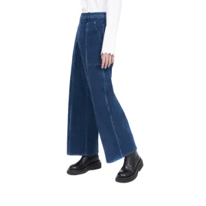 Women Corduroy Ball Pants - Navy