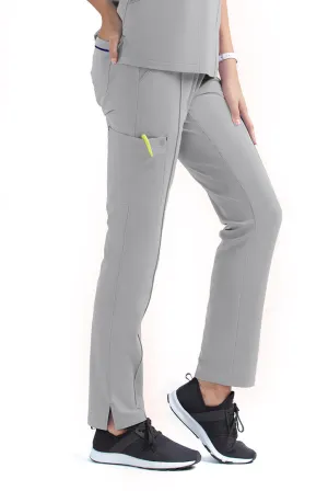 Women's Full Waistband Pant by Maevn (Regular) XS-3XL / Quiet Grey