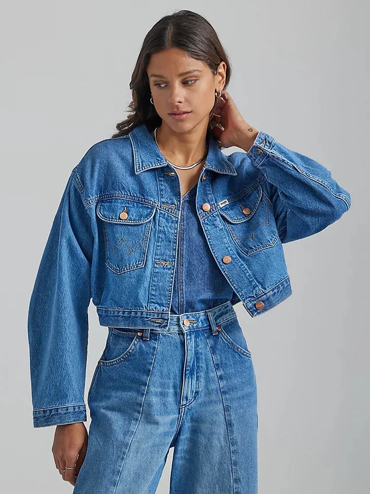 Wrangler Denim Crop Jacket