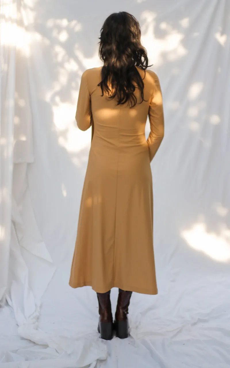 YASMIN JERSEY MIDI DRESS